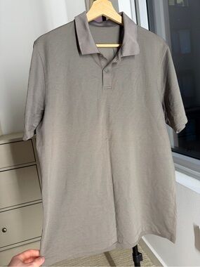 lululemon athletica Men's Polo Shirt - Taupe